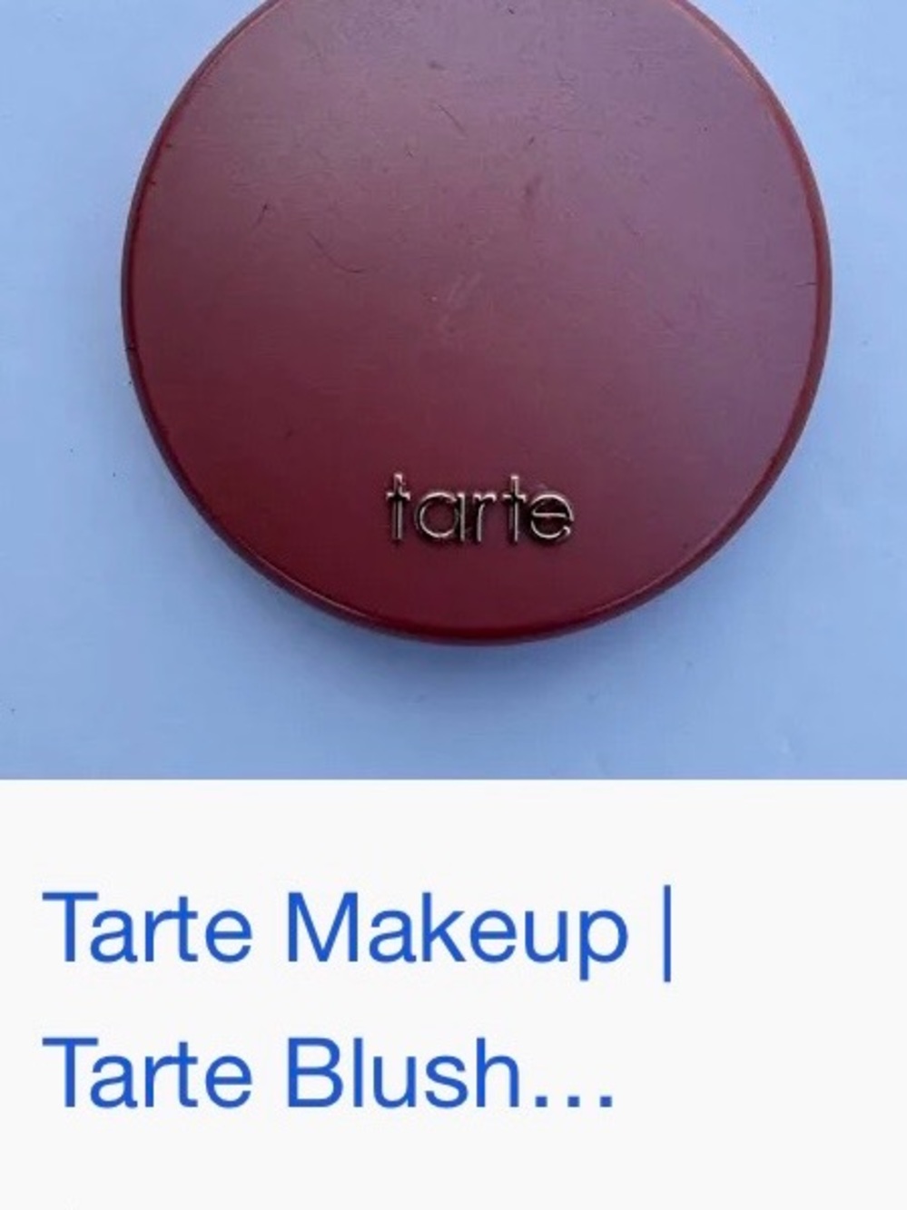 tarte Pressed Blush Compact in Warm Berry